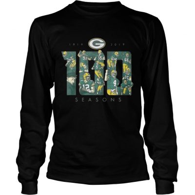 Green Bay Packers 100 seasons 19192019 Longsleeve tee