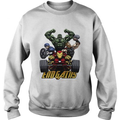 Gym Hulk Captain America Thor Iron Man Endgains Sweater