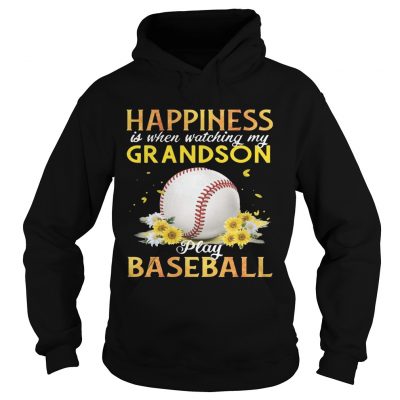 Happiness I When Watching My Grandson Play Baseball Hoodie