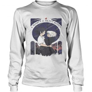 Howl and Sophie a hearts heavy burden longsleeve tee