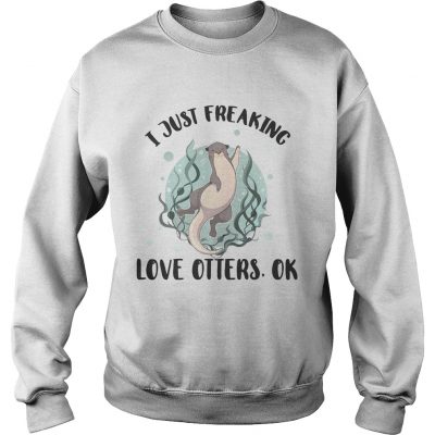 I just freaking love otters ok Sweater