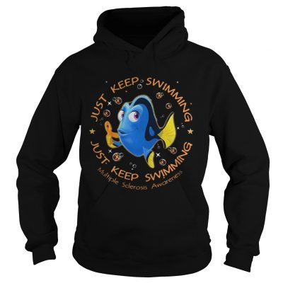 Just keep swimming multiple sclerosis awareness Hoodie