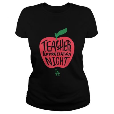 LA Dodgers Teacher Appreciation Night RedForEd Ladies Tee