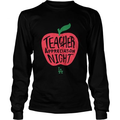 LA Dodgers Teacher Appreciation Night RedForEd Longsleeve Tee