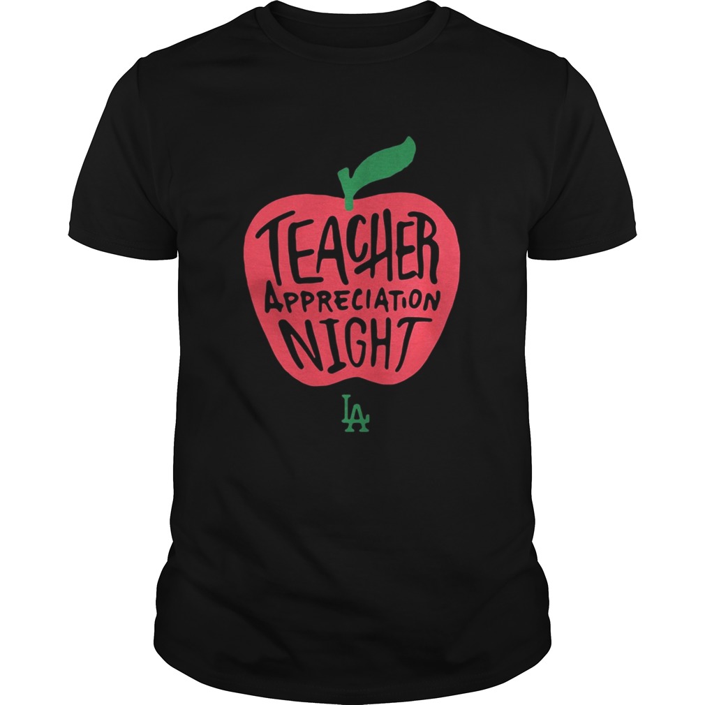 LA Dodgers Teacher Appreciation Night RedForEd shirt
