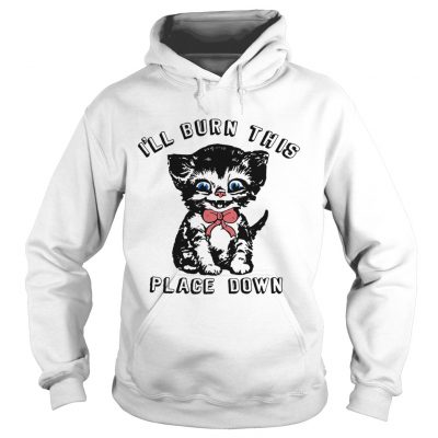 Little kitten Ill burn this place down Hoodie