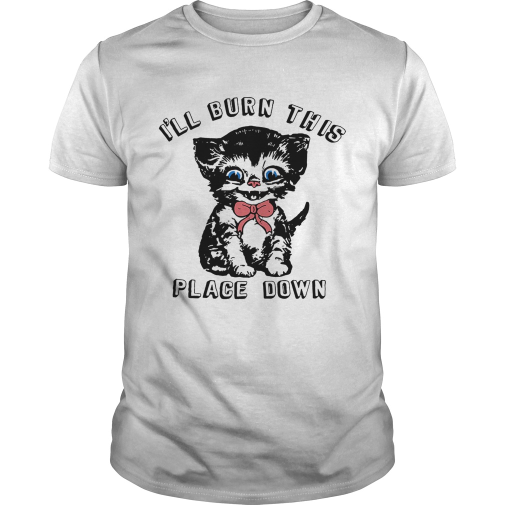 Little kitten I’ll burn this place down tshirt
