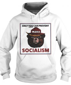 MAGA Bear only you can prevent socialism Hoodie