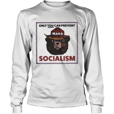 MAGA Bear only you can prevent socialism Longsleeve Tee