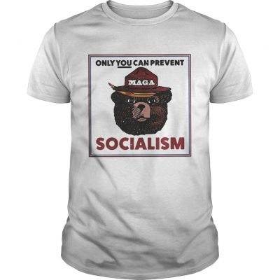MAGA Bear only you can prevent socialism Unisex Shirt