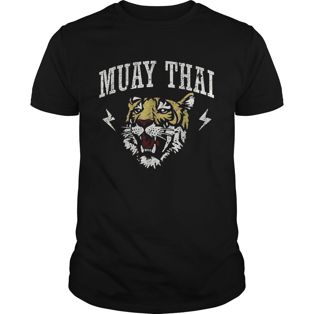 Martial Arts Muay Thai Tiger Kickboxing tShirt