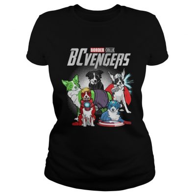 Marvel Avengers Border Collie BCvengers Ladies Tee