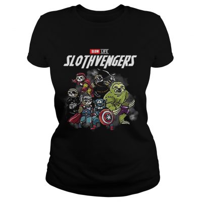 Marvel Avengers Slow life slothvengers Ladies Tee