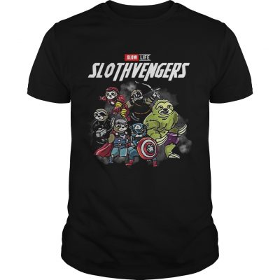 Marvel Avengers Slow life slothvengers Unisex Shirt