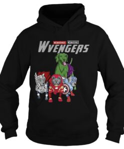 Marvel Avengers Weimaraner Wvengers Hoodie