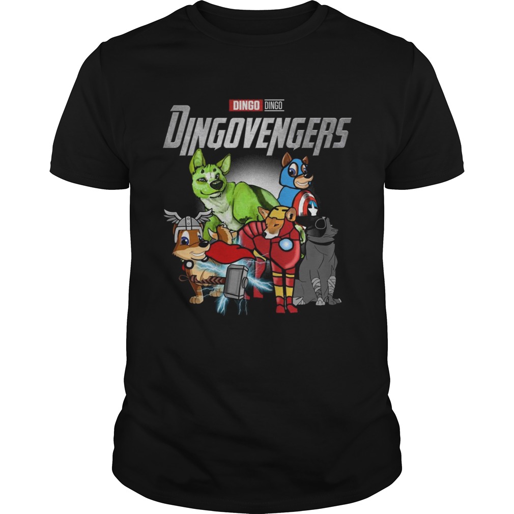 Marvel Dingo Dingovengers Avengers endgame tshirt