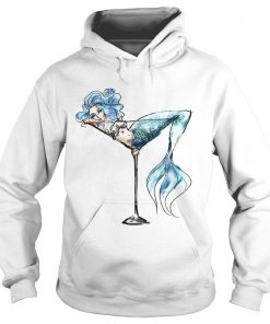 Mermaid and cocktail glass Hoodie