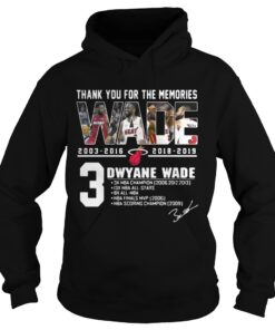 Miami Heat Dwyane Wade Thank You For The Memories Hoodie