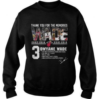 Miami Heat Dwyane Wade Thank You For The Memories Sweater