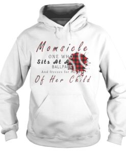 Momsicle One Who Sits As A Ballpark And Freezes For The Love Of Her Child Softball Plaid Hoodie