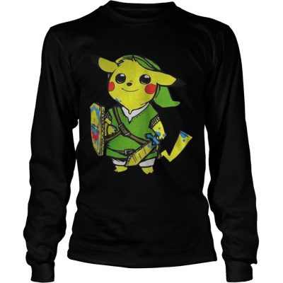 Pikachu Link The Legend of Zelda Longsleeve Tee