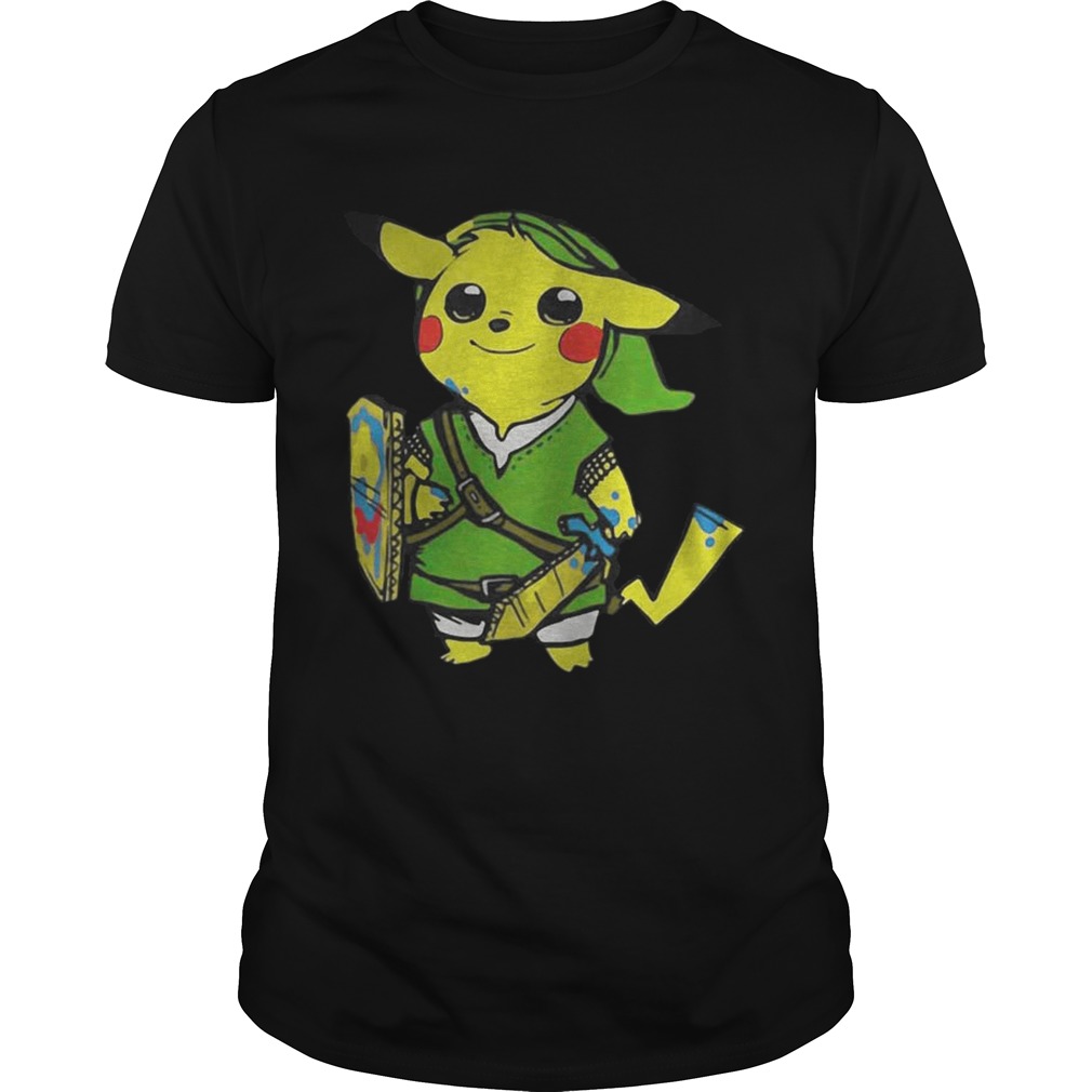 Pikachu The Legend Zelda tshirt - Shirt Classic