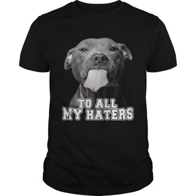 Pitbull to all my haters Unisex Shirt