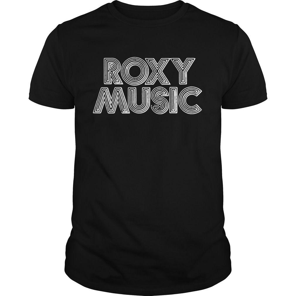 Roxy Music ‘Retro Logo’ tShirt