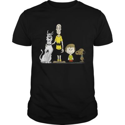 Snoopy ScoobyDoo and Charlie Brown Shaggy Rogers Unisex Shirt