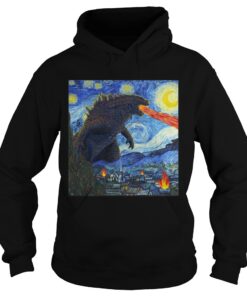 Starry Night Godzilla Hoodie