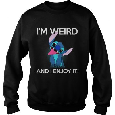 Stitch Im weird and I enjoy it Sweater