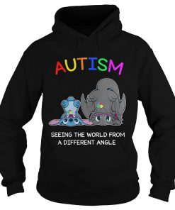 Stitch and Toothless Autism seeing the world from a different angle Hoodie
