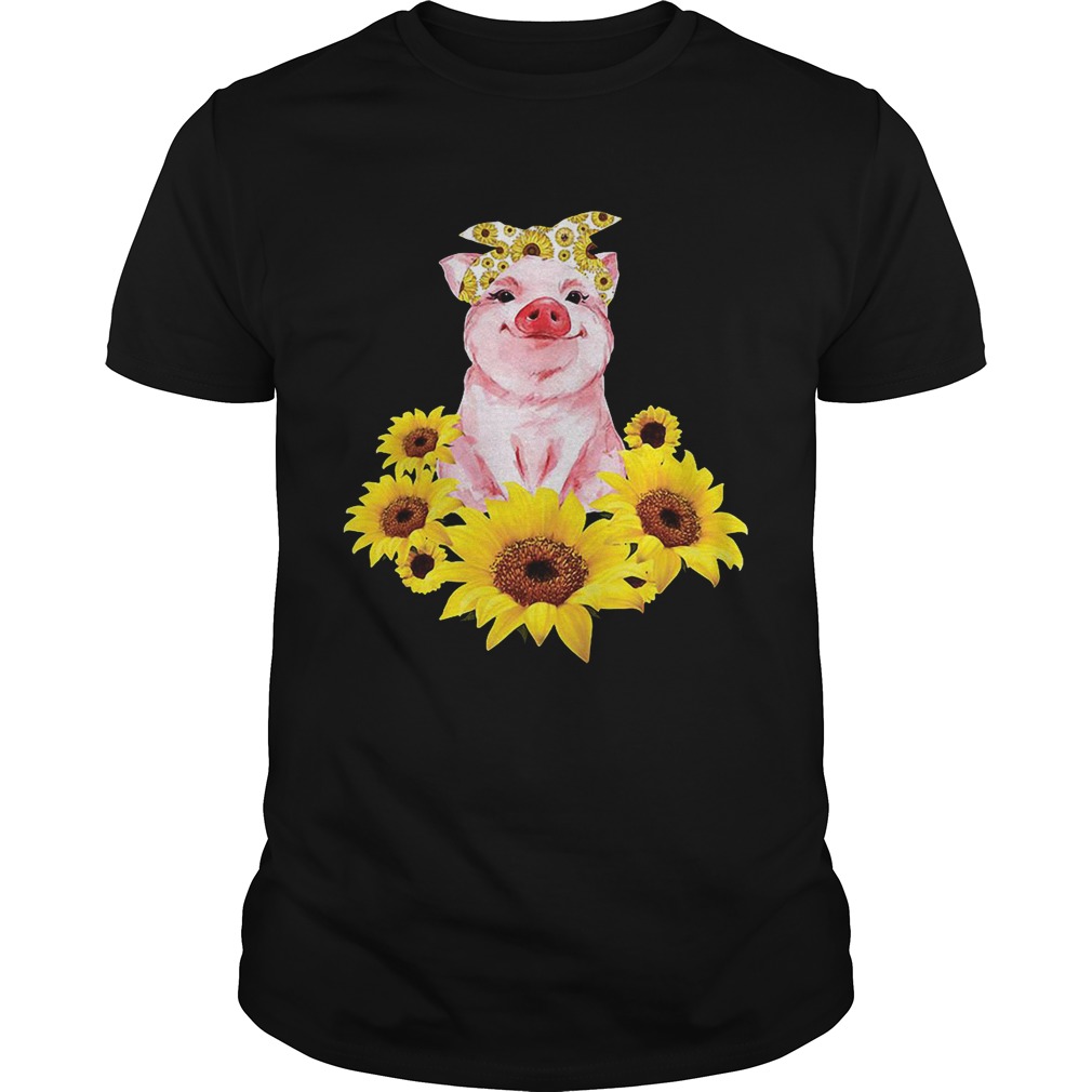 Sunflower pig shirt