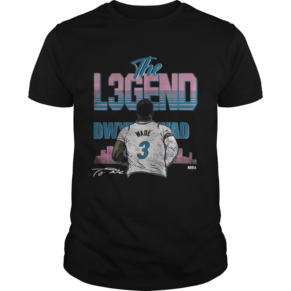 The Legend Dwyane Wade 3 tshirt