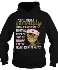 Turtle shirt People Should Seriously Stop Expecting Normal From Me Hoodie