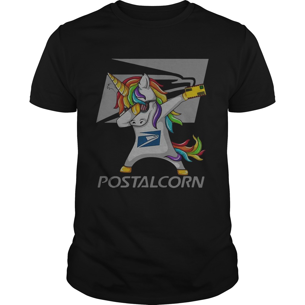 Unicorn Dabbing postalcrn tshirt