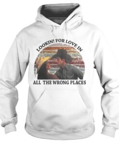 Urban Cowboy lookin for love in all the wrong places retro Hoodie