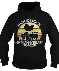 50th Anniversary 19692019 Woodstock Music vintage Hoodie