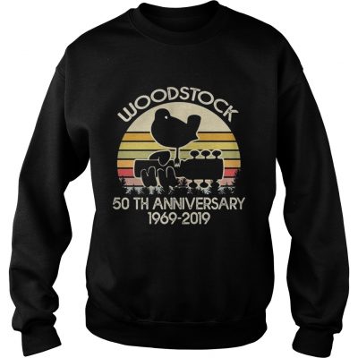 50th Anniversary 19692019 Woodstock Music vintage Sweater