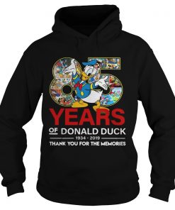 85 Years Of Donald Duck Thank you the Memories Hoodie