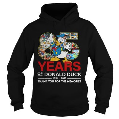 85 Years Of Donald Duck Thank you the Memories Hoodie