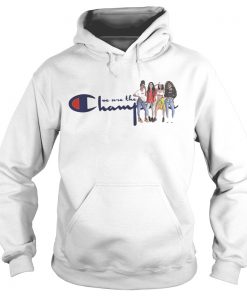 African American girl we are the champions Hoodie