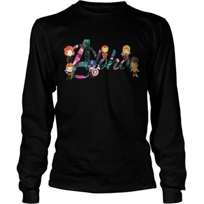 Ahola Avengers Endgame characters chibi Longsleeve Tee