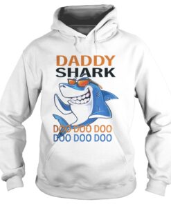 Awesome Daddy Shark with Sunglass Doo Doo Fathers Day Hoodie