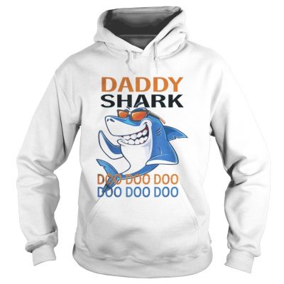 Awesome Daddy Shark with Sunglass Doo Doo Fathers Day Hoodie