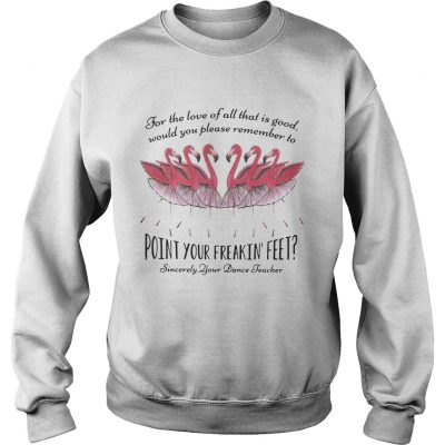 Ballet flamingo for the love of all that is good sincerely your dance teacher Sweater