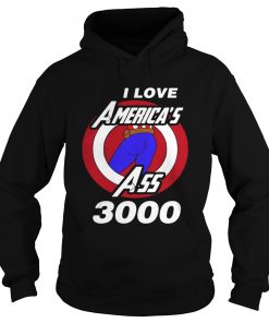 Captain America I love Americas ass 3000 Hoodie