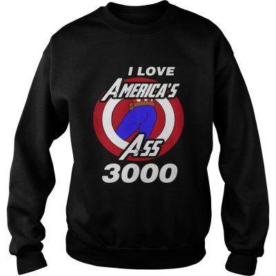 Captain America I love Americas ass 3000 Sweatshirt