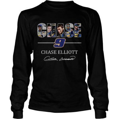 Chase 9 Chase Elliott signature Longsleeve Tee