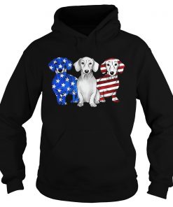 Dachshund American flag Hoodie